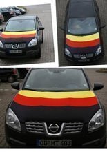 Deutschland-Fahne Motorhaubenabdeckung k
