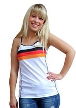 Deutschland Fan Top ärmeloses Shirt Girl