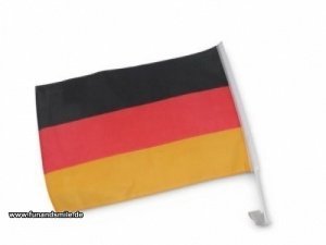 Deutschlandfahne mit Autohalterung