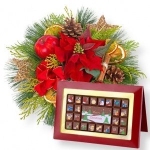 Dezemberbote und Adventskalender-Schokol