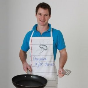 DIY Bemalbare Schürze für Erwa