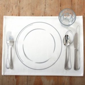 DIY Bemalbares Tischset Place Setting