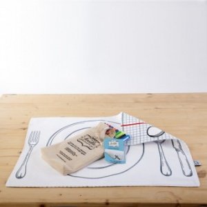 DIY Bemalbares Tischset To-Go-Set mit Fi