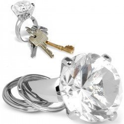 Diamant-Schlüsselring