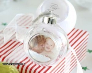 Die Dekokugel für den Christbaum - Fotor