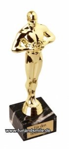 Die Ehrenstatue Victor mit eigenem Text