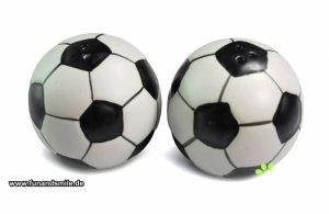 Die Fußballstreuer Salz und Pfeffer