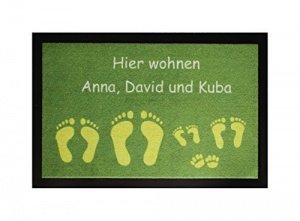 Die Fußmatte hier wohnt...