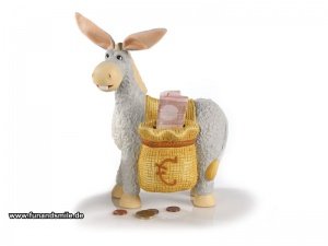 Die Goldesel Spardose