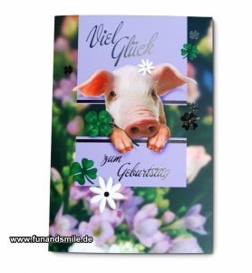 Die Grußkarte - Geburtstag