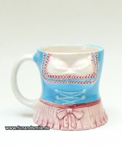 Die Kafeetasse als bayrische Frau - hand