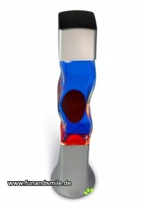 Die Lavalampe in gebogener Form