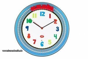Die Lok Wanduhr TschuTschu für Kinder