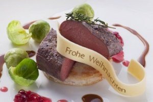 Die Nudel mit Nachricht - Frohe Weihnach