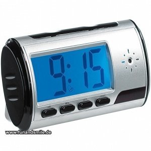 Die OctaCam Tischuhr mit SD-Videokamera 