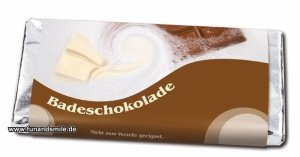 Die Seife als Schokoladentafel