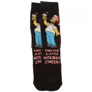 Herren Socken Simpsons Weihnachten