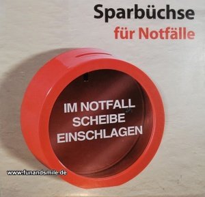 Die Spardose für ihre Notfälle
