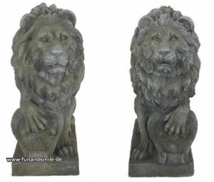 Die Statue - Löwe aus Fiberglas - Einzel