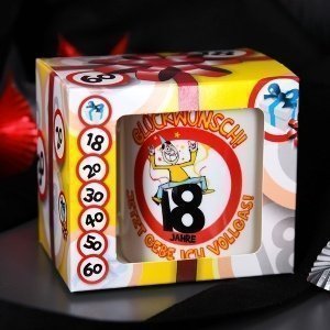 Die Tasse für Männer zum 18. Geburtstag