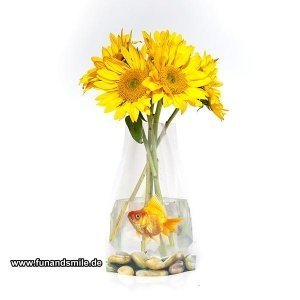 Die außergewöhnliche Goldfisch Blumenvas