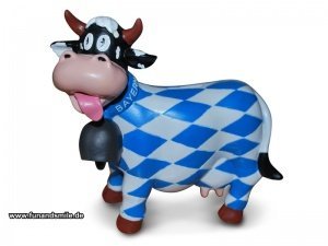 Die bayrische Kuh Spardose mit Sound