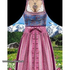 Die coole Grillschürze Trachten Bayerin