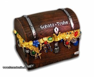 Die coole Spardose Schatztruhe