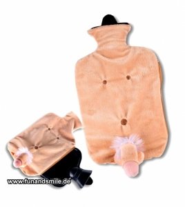 Die geniale Wärmflasche Busen oder Penis