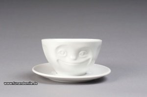 Die grinsende Kaffeetasse
