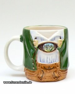 Die handbemalte Tasse im Bayer Design