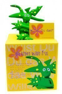 Die kleine wilde Frau Latex-Figur - Grün