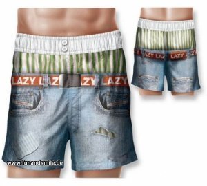 Die lazy boy Badeshorts