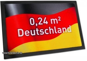 Die originelle Fussmatte - 0,24qm Deutsc