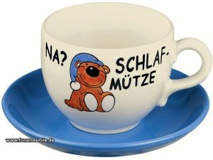 Die originelle Jumbo Kaffeetasse - Na? S