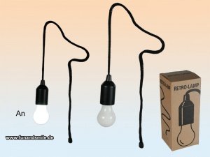Die originelle LED Baulampe / Lampe im R