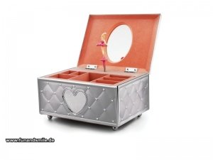 Die silberne Schmuckdose mit Spieluhr