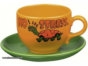Die süße Kaffeetasse - Keinen Stress