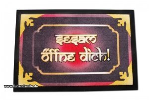 Die witzige Fussmatte - Sesam öffne dich