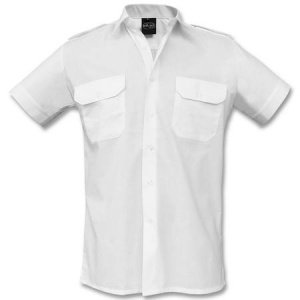 Diensthemd Kurzarm weiss