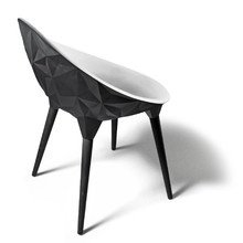 Diesel Living - Rock Chair, schwarz / we