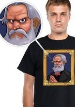 Digital Dudz Bewegliche Augen T-Shirt Ha