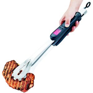 Digitale Grillzange (Schwarz)