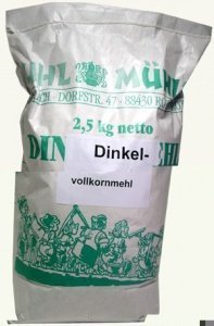 Dinkelvollkornmehl 2,5 Kg