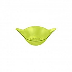 Dipschale Leaf transparent oliv