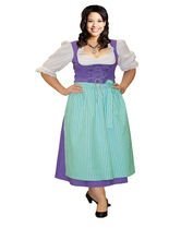 Dirndl Bayern Tracht Damenkostüm XL weis