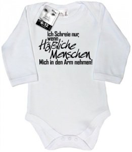 Strampler mit lustigem Spruch