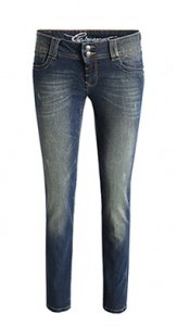 Dirty washed Stretch-Denim