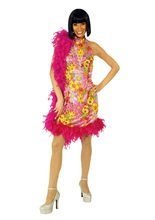 Disco Gogo Girl Damen-Kostüm