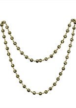 Disco-Kugel Halskette 70er gold